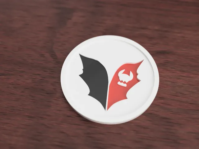 How to train your dragon - Toothless Tail Profile coaster 3 Colours!