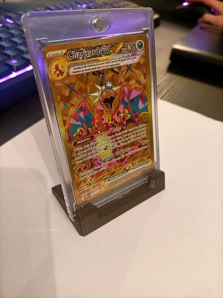 Base display Card Holder (Ultimate Guard) by MonkeyMK | Download free ...