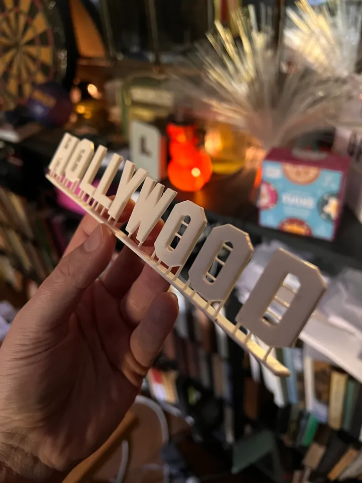 Hollywood Sign decoration by Grafit | Download free STL model ...