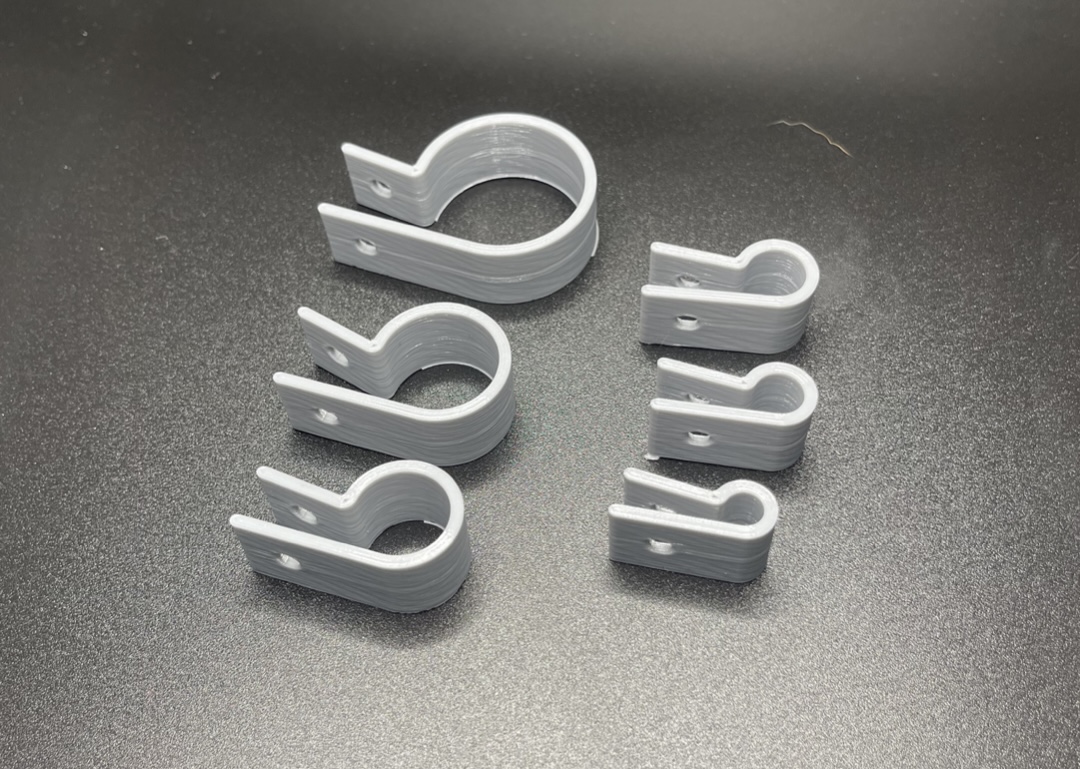 Cable Clamps Clips by MrViddy Download free STL model