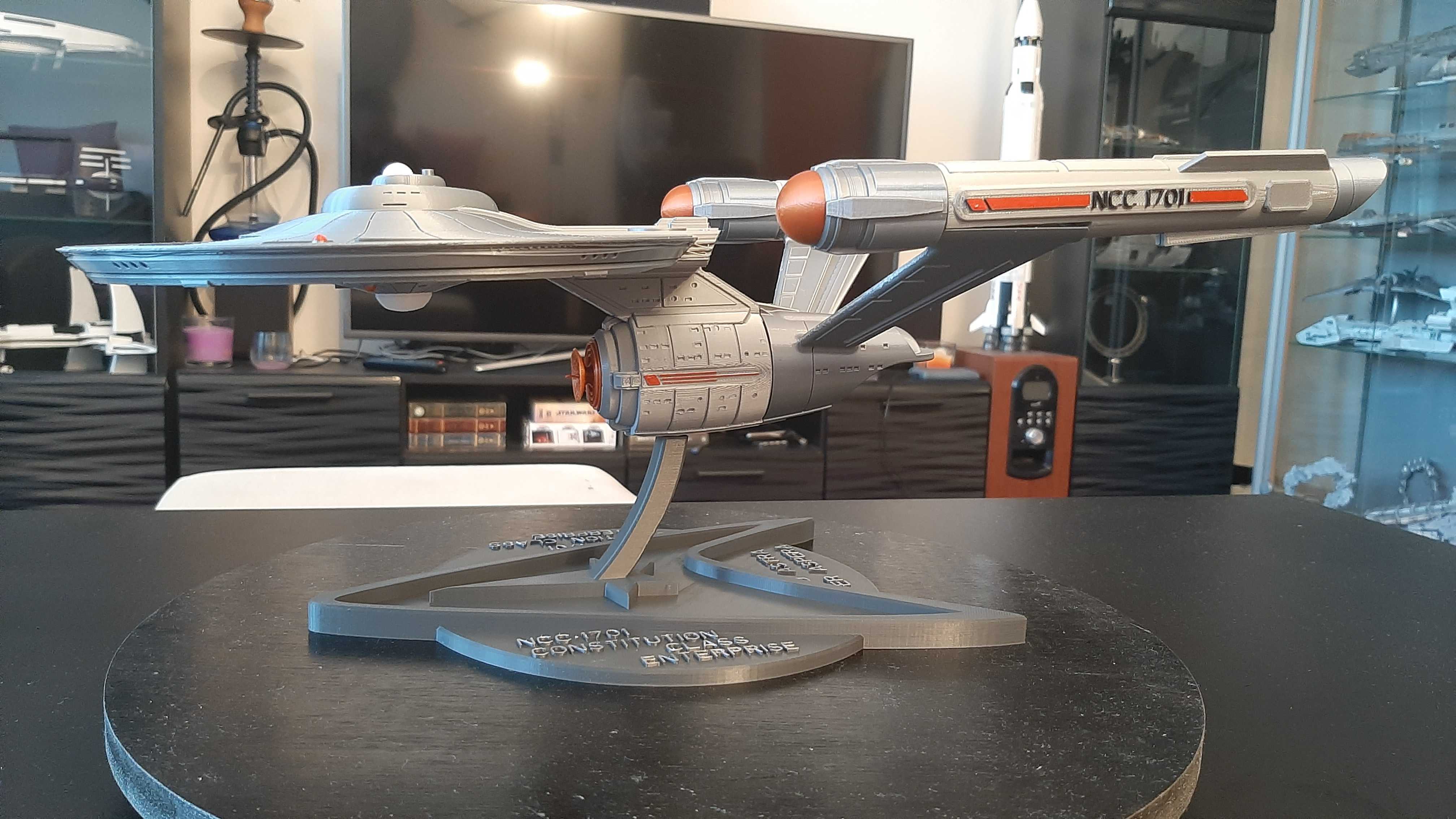 Miniatura 3 do modelo 3D Enterprise Constitution Class