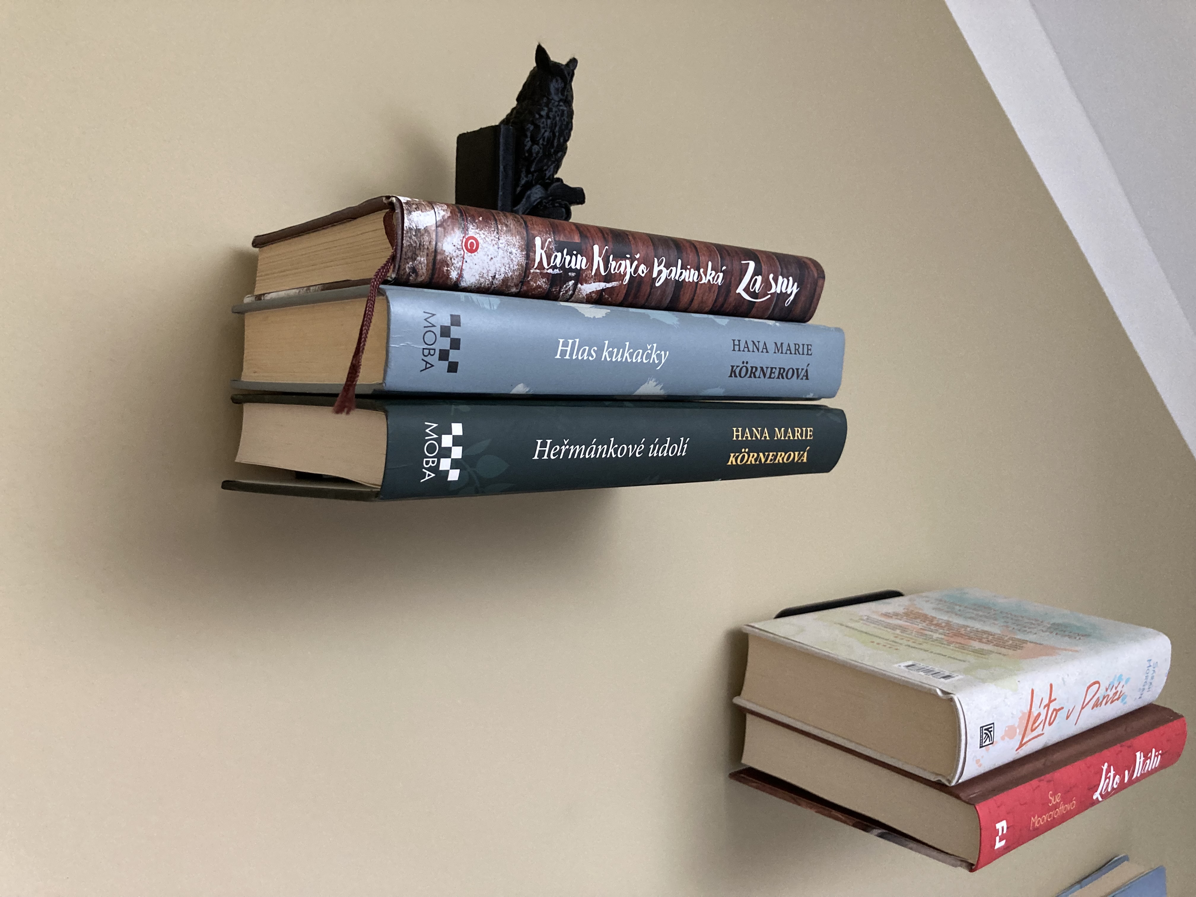 Invisible bookshelf