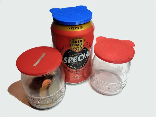Parametric Jar / Glass (DANONE) / Can lid