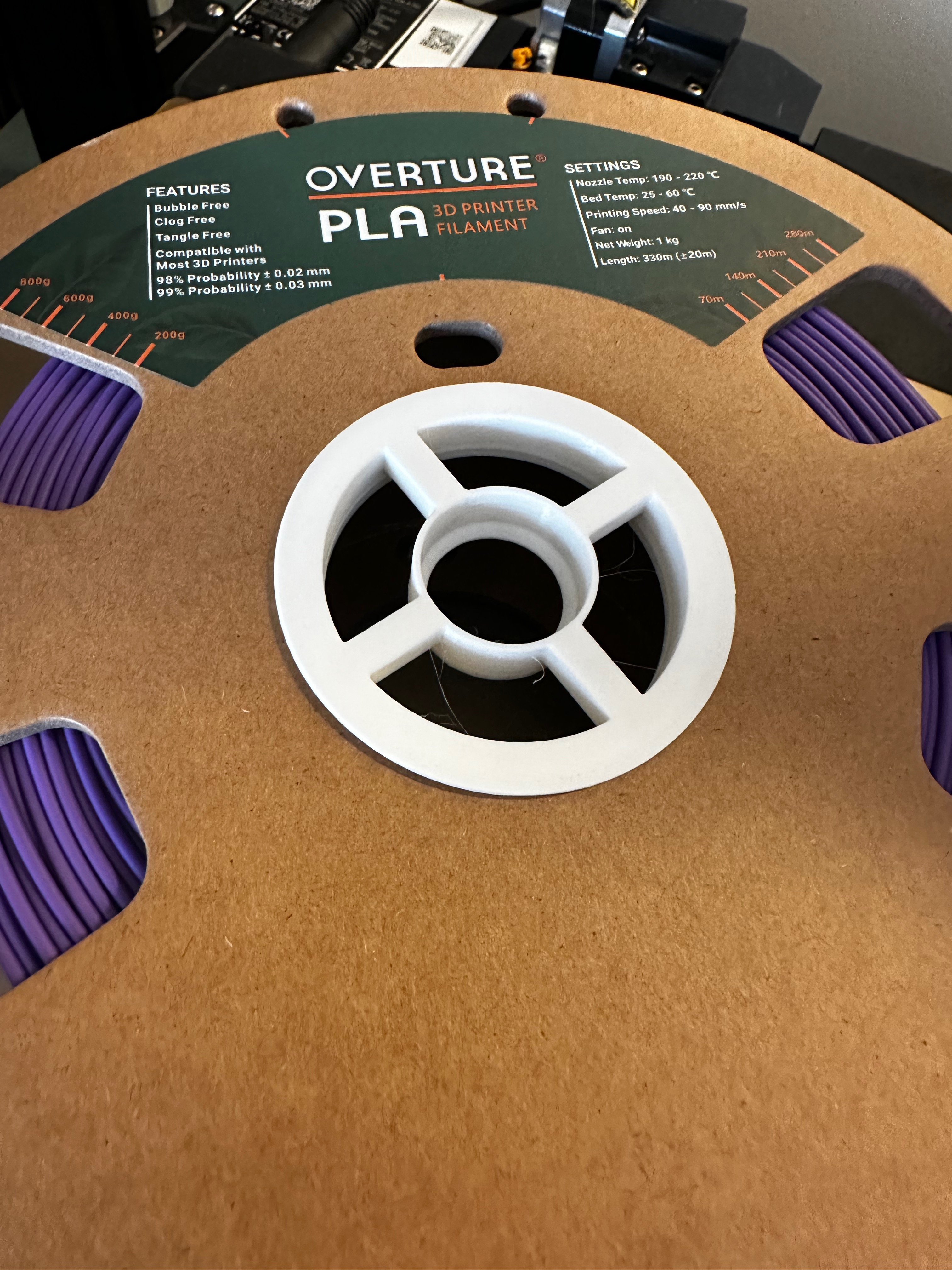 Customizable Filament Box-Spool Hub (55mm included)