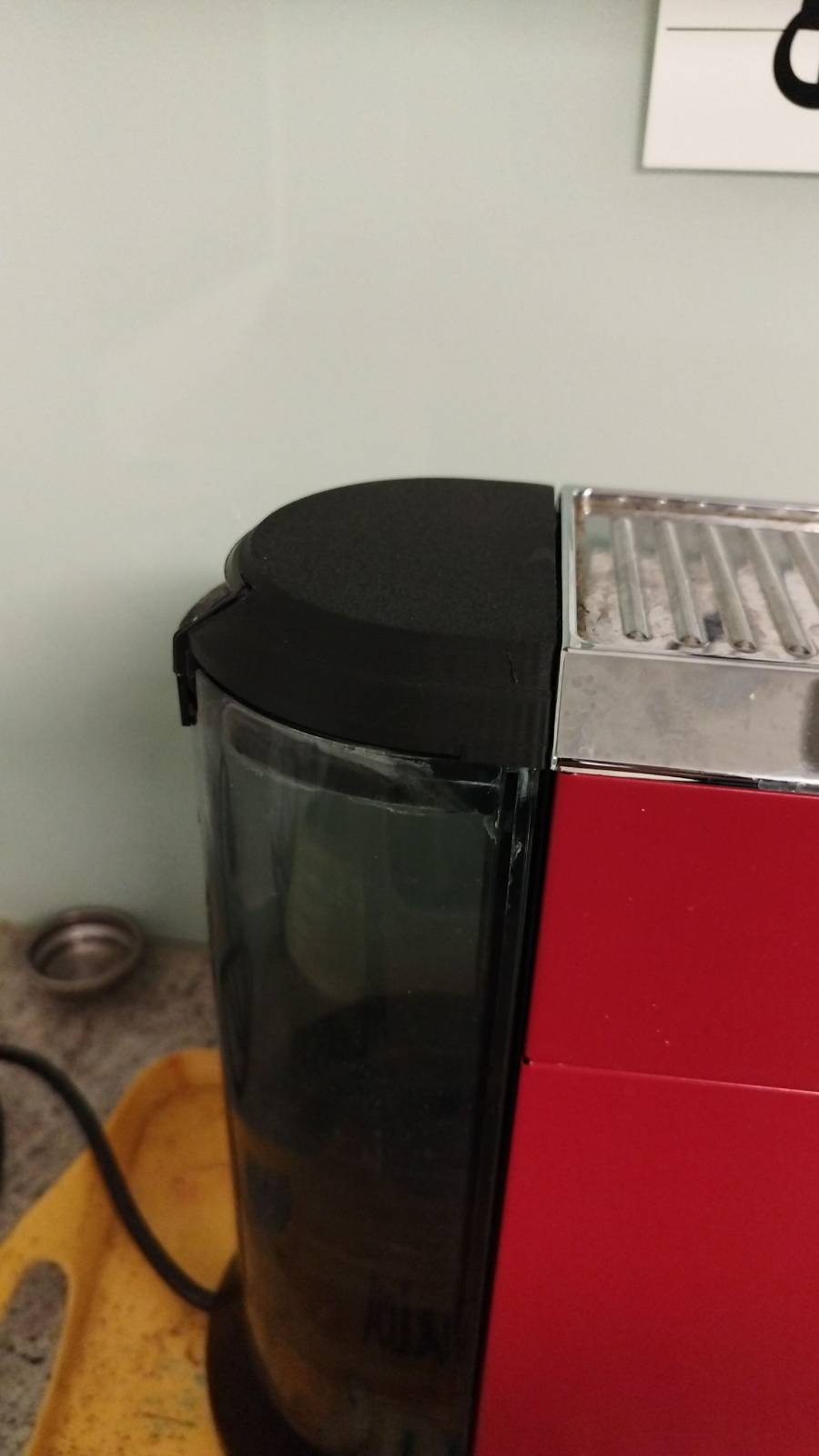 Replacement Lid for DeLonghi Dedica Coffee Machine by DevWolf