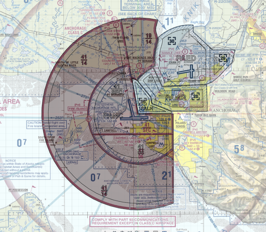 PANC Terminal Area 3D Map (Sectional Scale) by Nicholas Tupper ...