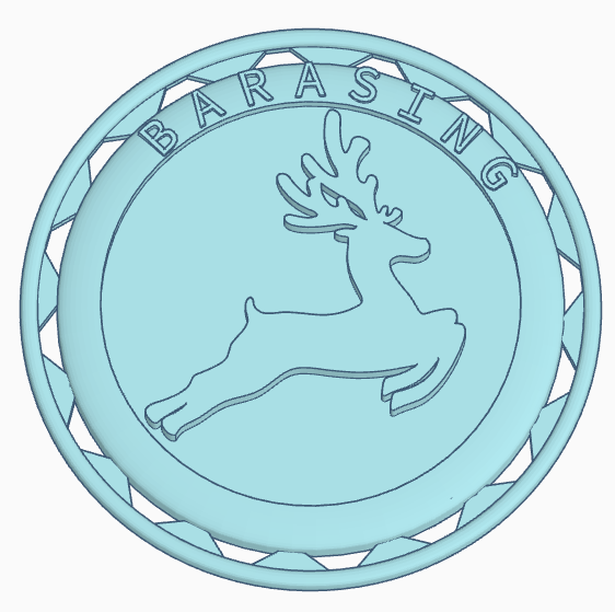 Scout patch badge of Adheek, the Jungle's deer, ready to be sewn on by ...