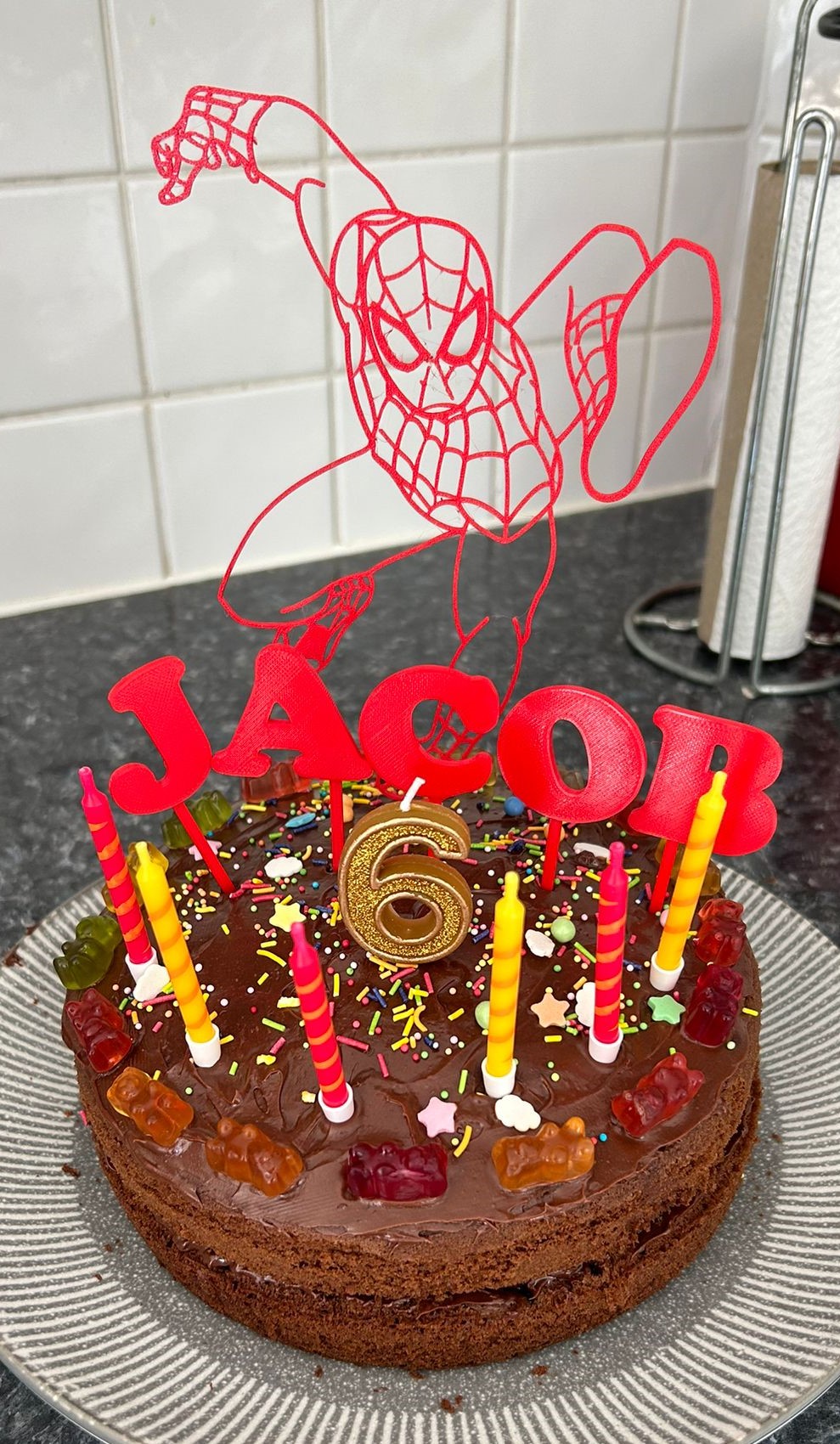 Cake Topper - Spiderman