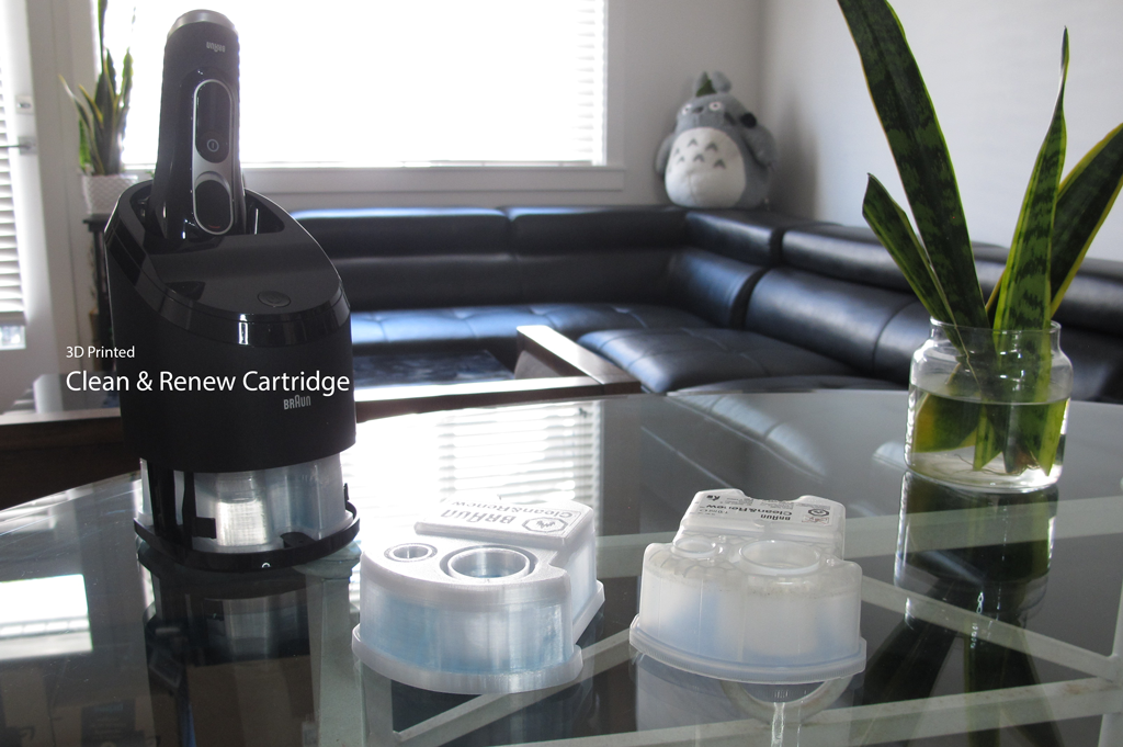 Braun Clean and Renew Reusable Cartridge by Shinobu Tezuka, Download free  STL model