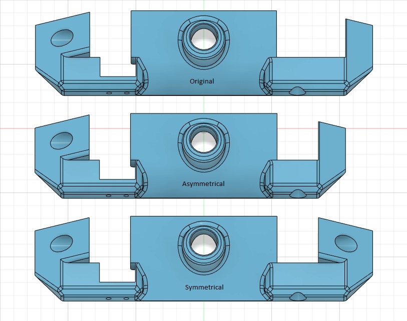Voron V0 Deck Plate Cover for V0.1 Z-Chain routing