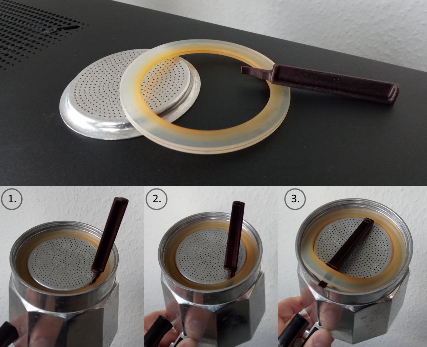 Moka Pot Sealing Remover by Chrischi Download free STL model