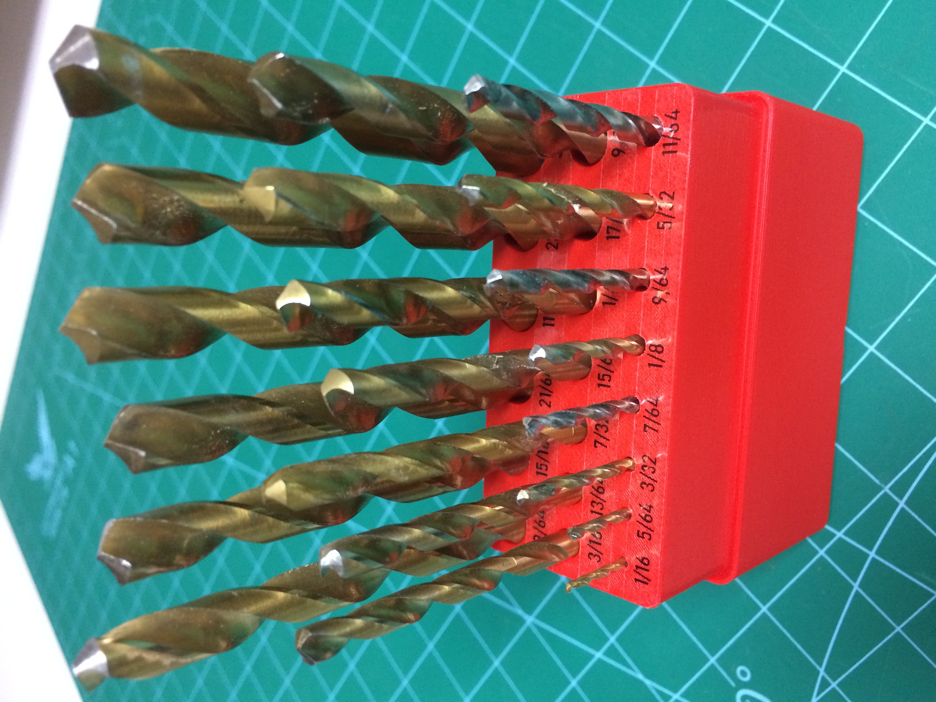 Gridfinity SAE Drill Set Case By Tuxedo Download Free STL Model gridfinity-sae-drill-set-case-by-tuxedo-download-free-stl-model