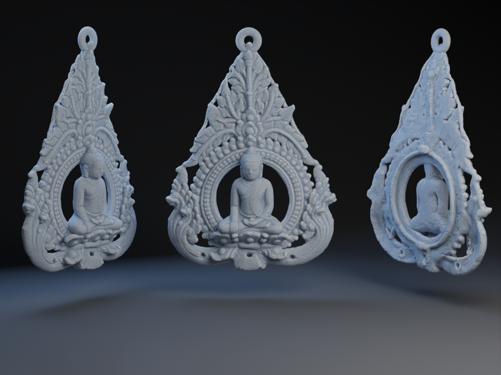 Shakyamuni Buddha Earring