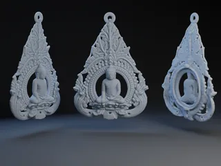 Shakyamuni Buddha Earring