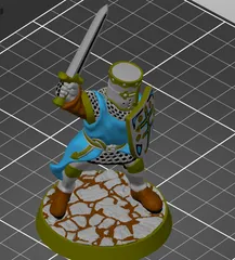 Crusader Knight in color