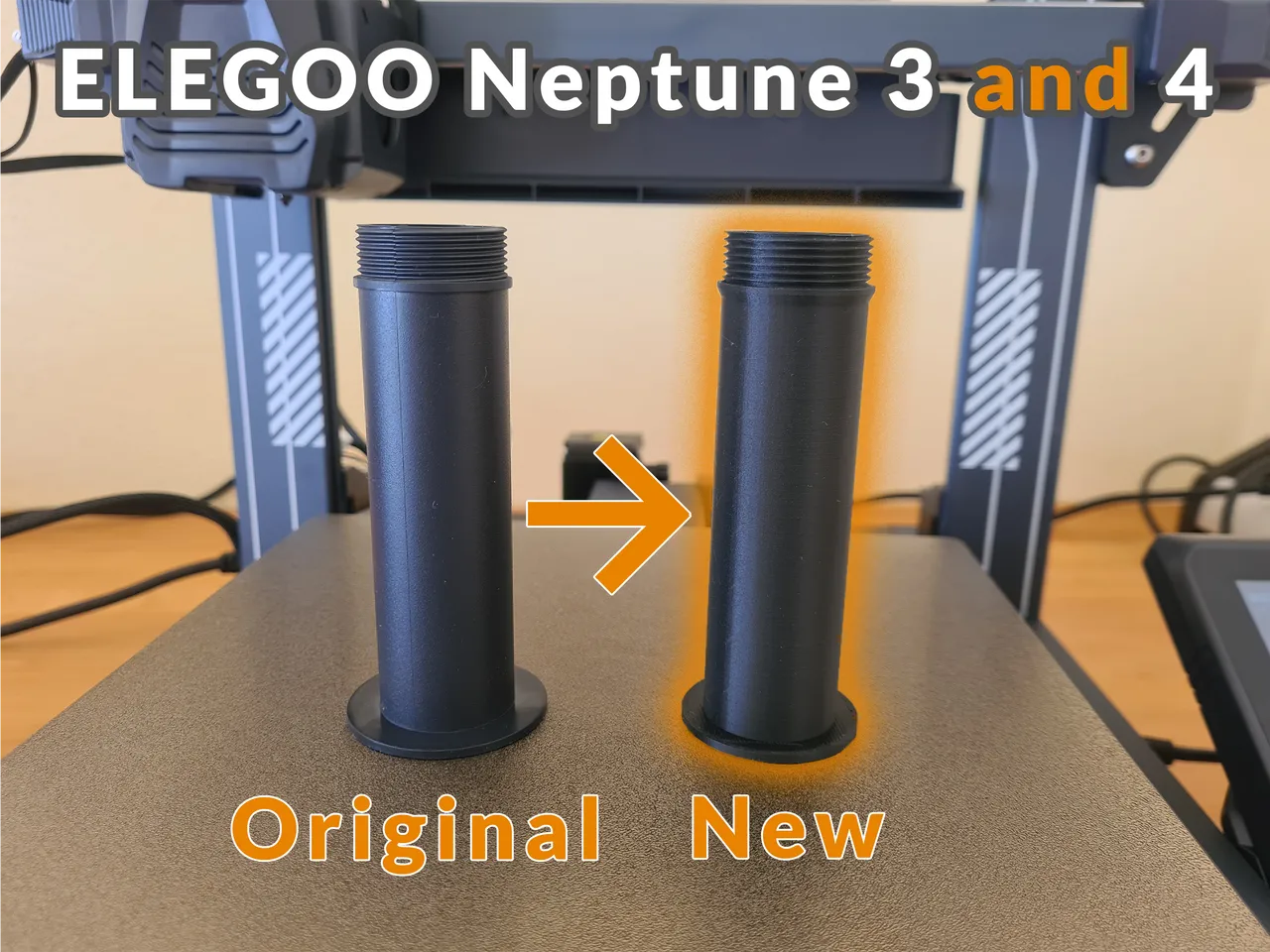 PTFE Tube Holder for External Dry Boxes - Elegoo Neptune 4/4Pro