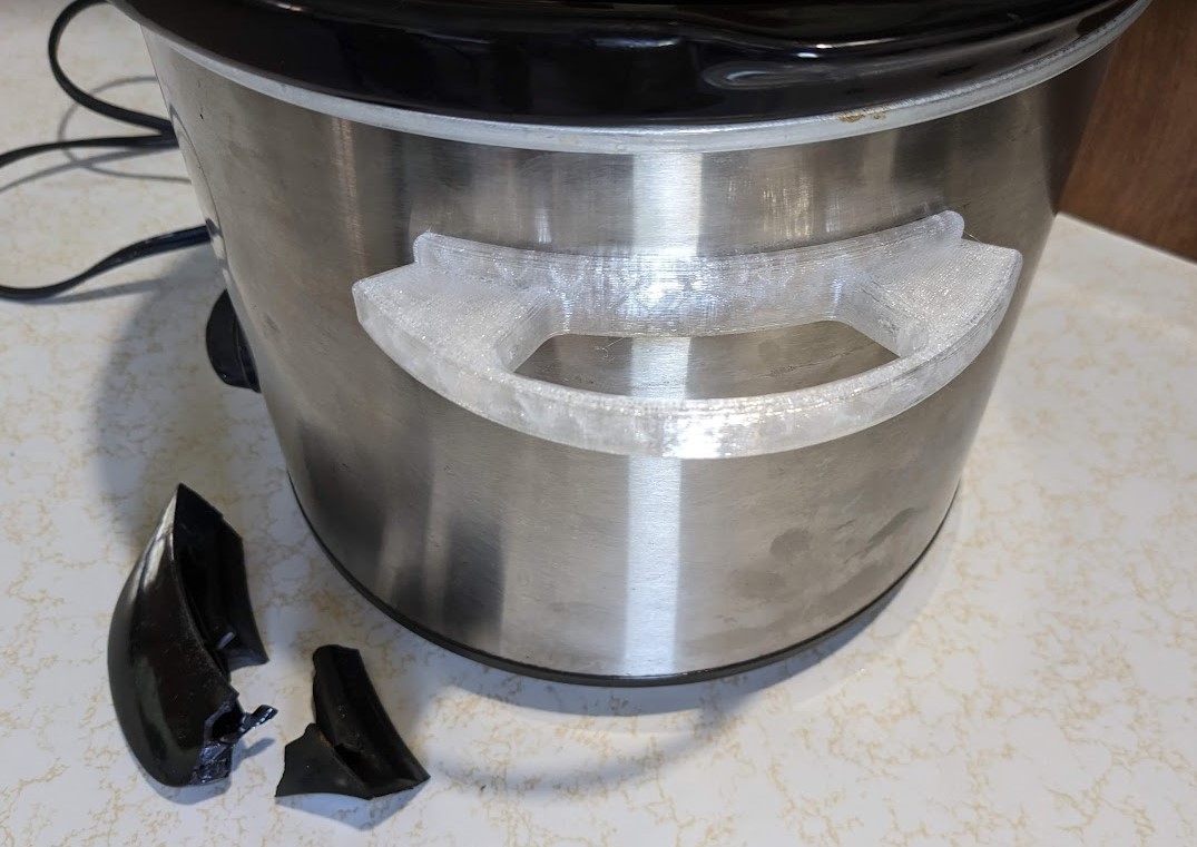 Rival Crock Pot model 3040 side handle by Girak Download free STL