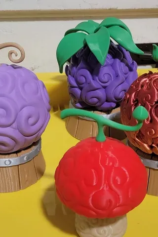 STL file Gura Gura No Mi Devil Fruit 😈・3D printer model to