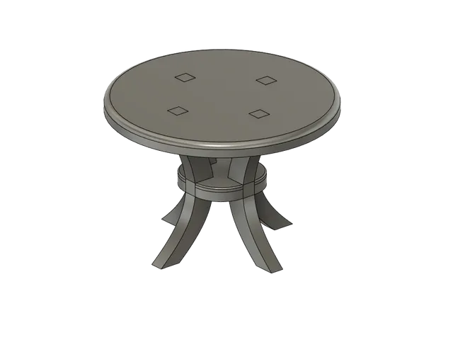 Round End Table