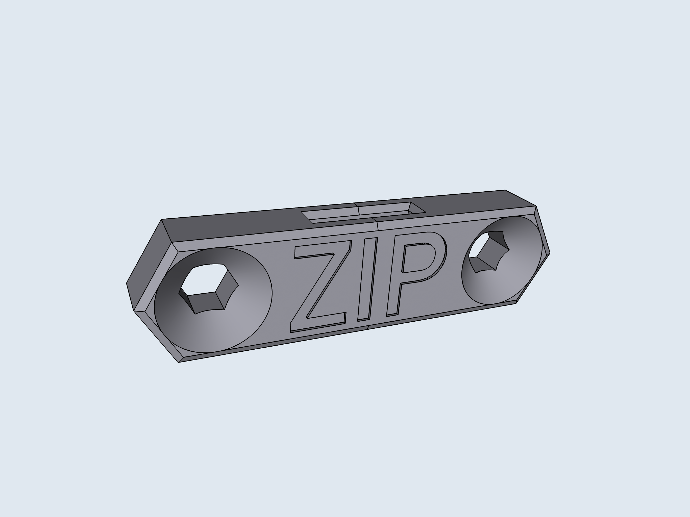 Cableguide / zip-tie holder