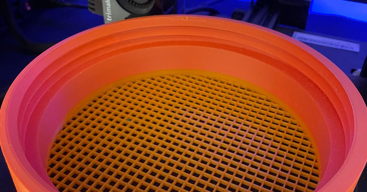 Stackable Modular Sifter with Extender and Base by Artífice3D