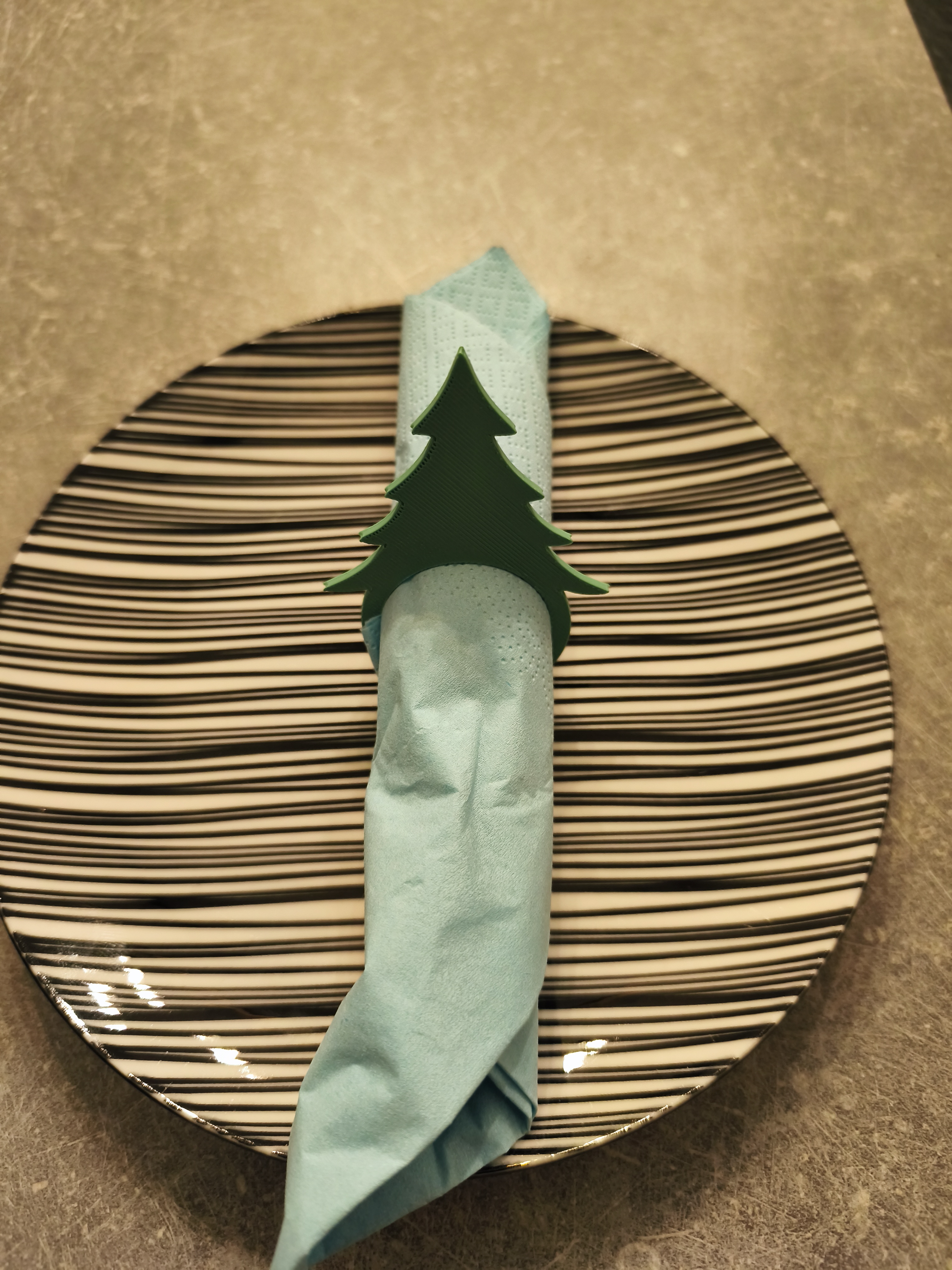 Rond de serviette sapin