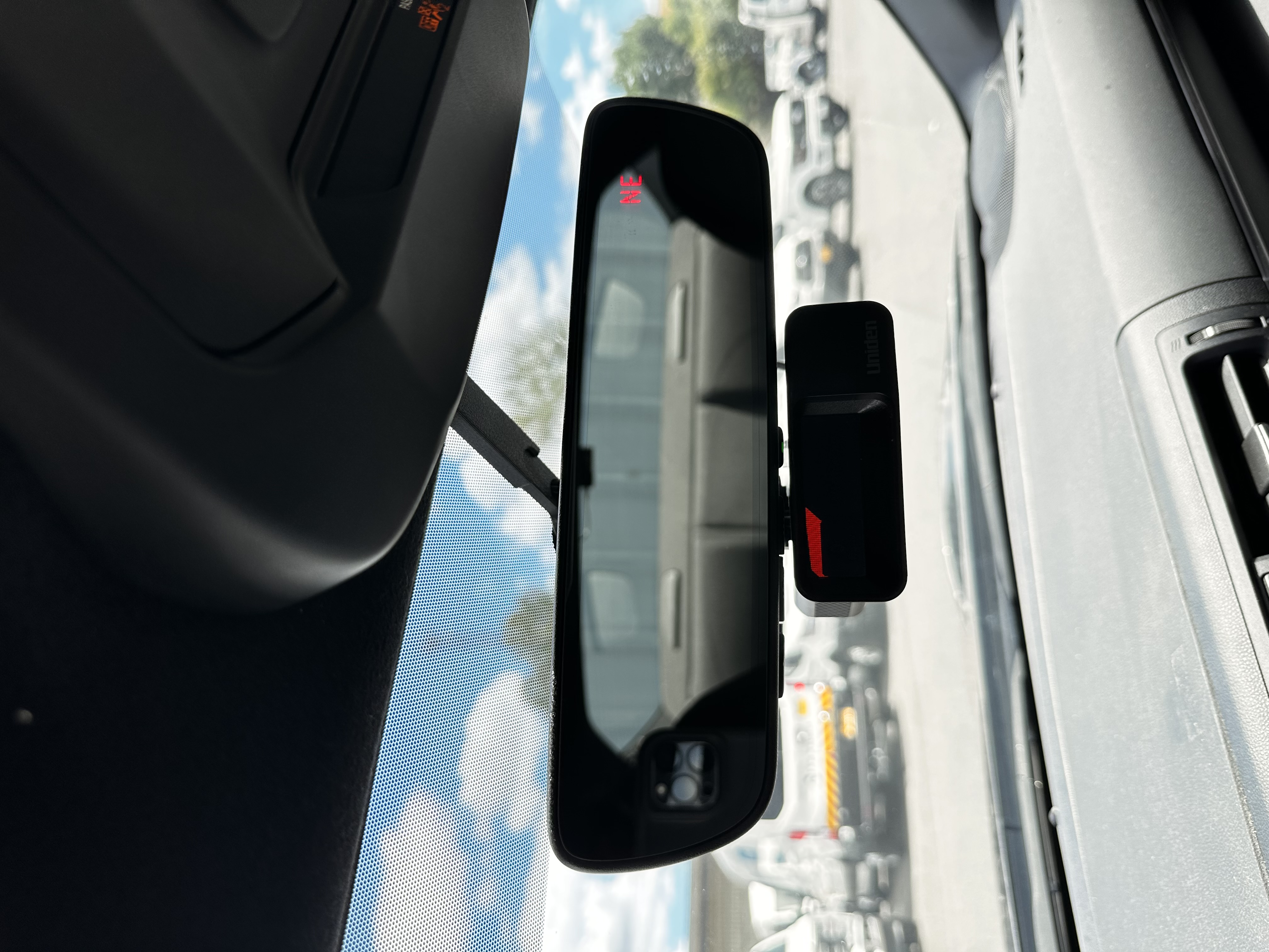 Radar Detector Mirror Mount for Uniden