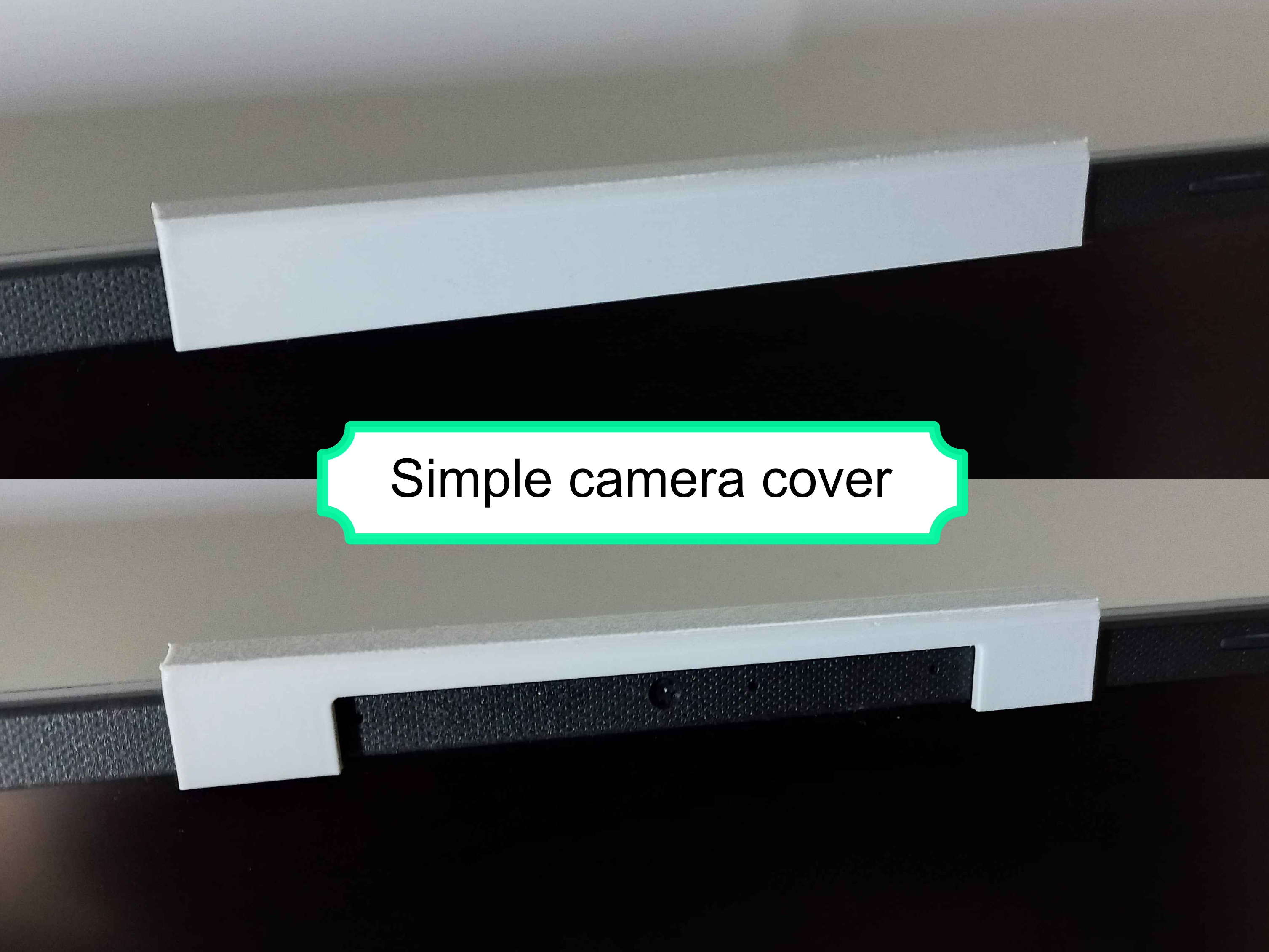 Simple Laptop Camera Cover (parametric)