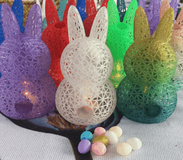Egg Drop Easter Bunny 3D model