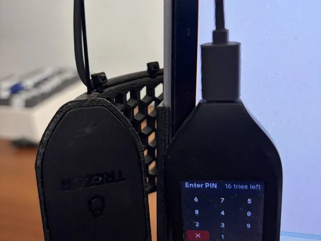 Trezor T Monitor Mount