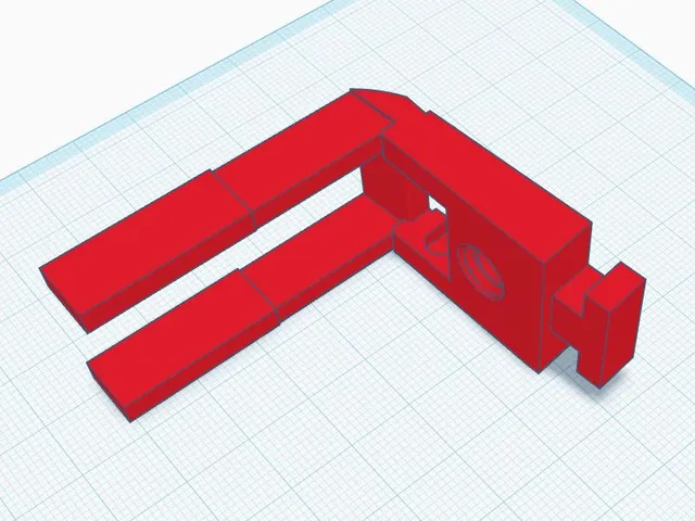 Holder modified for air vent in Fiat Ducato