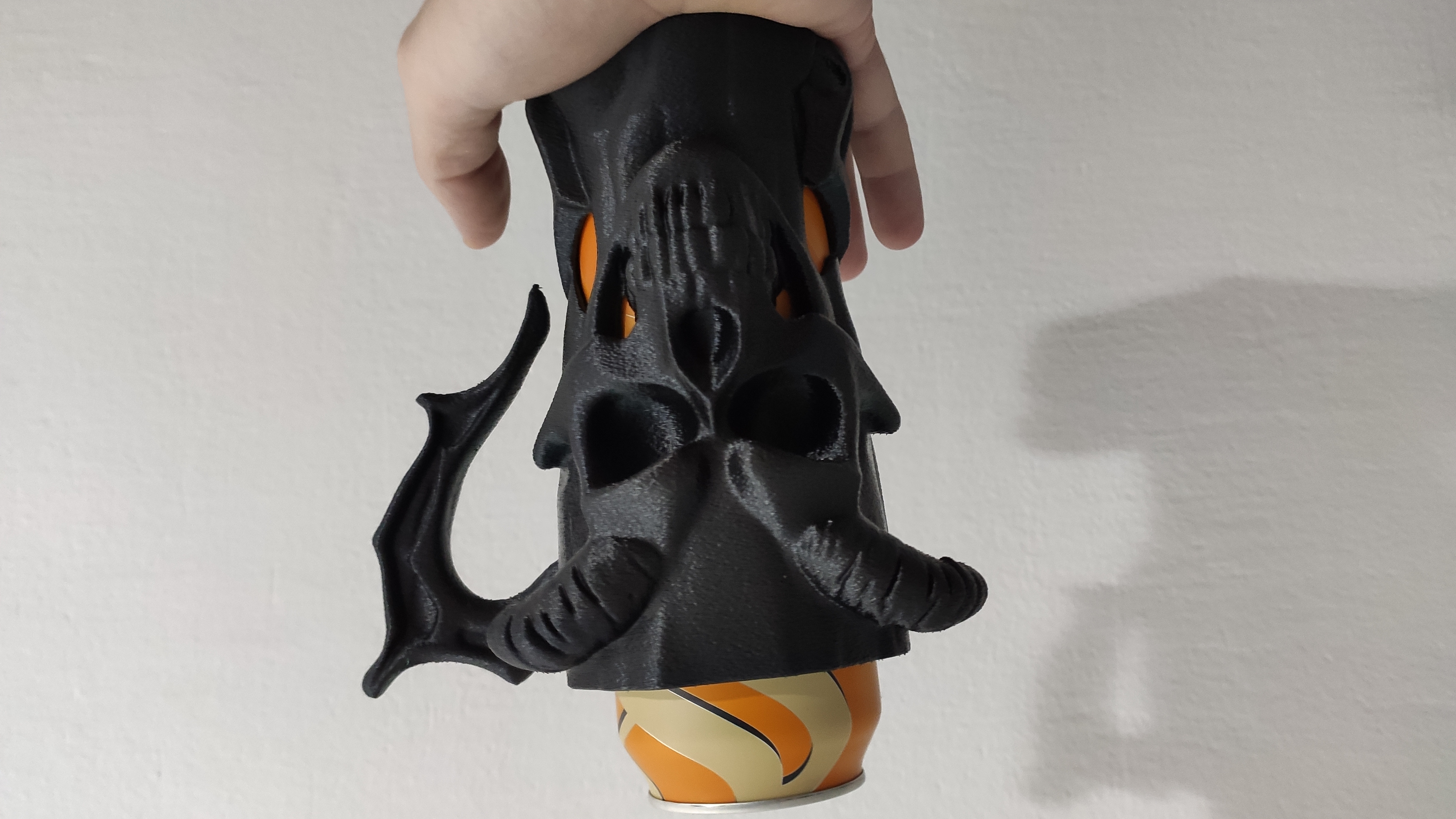 Longhorn Demon Skull Can Holder (0,5L cans) - Beer mug