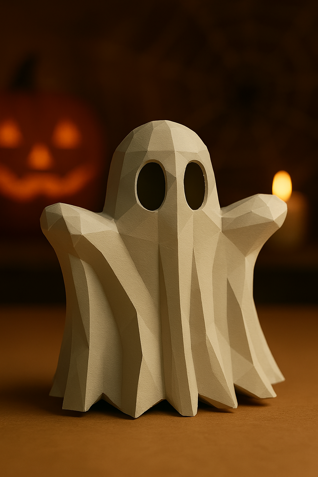 Ghost Booh low poly