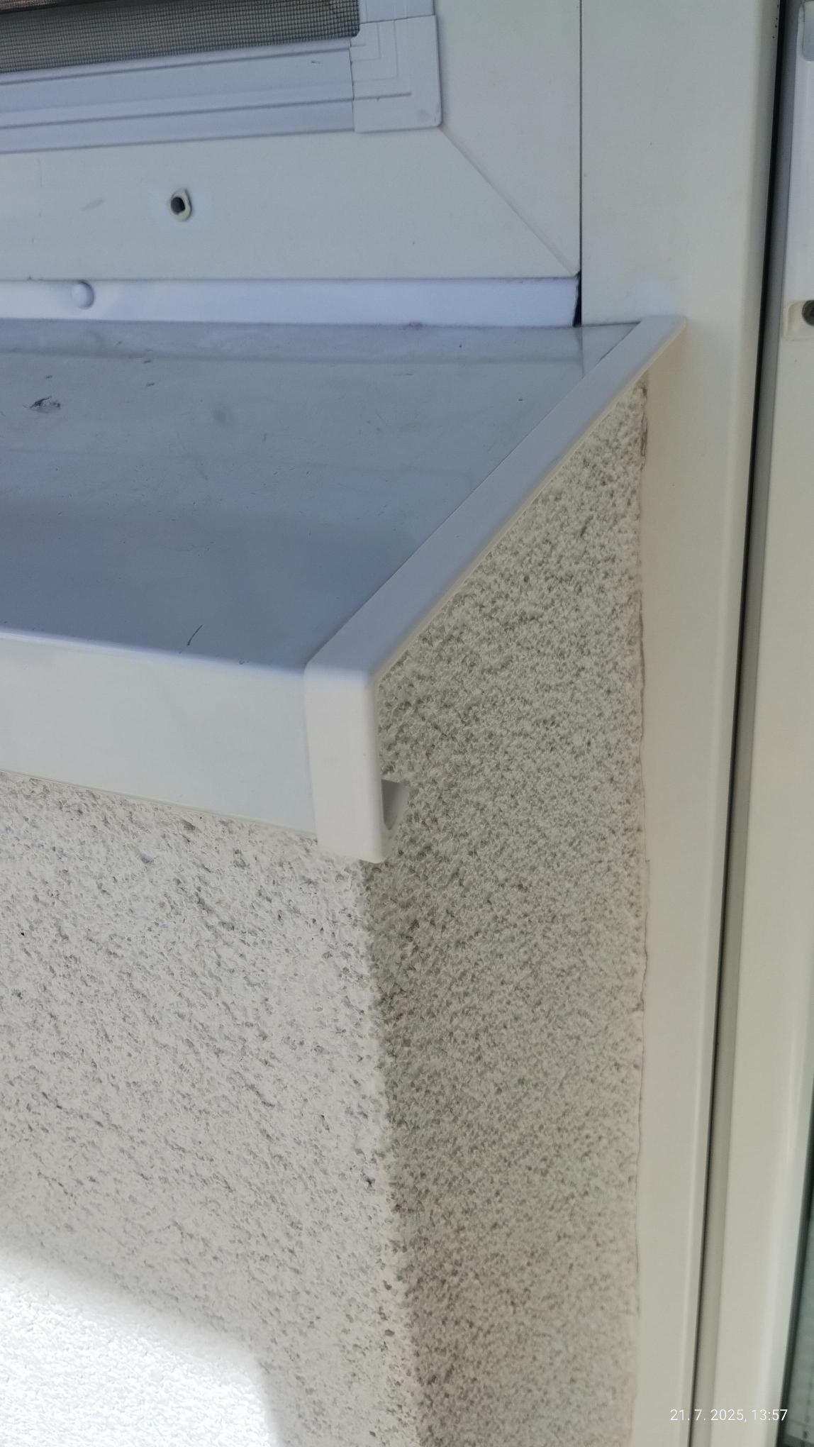 kryt parapetu , h = 1 mm , window sill cover