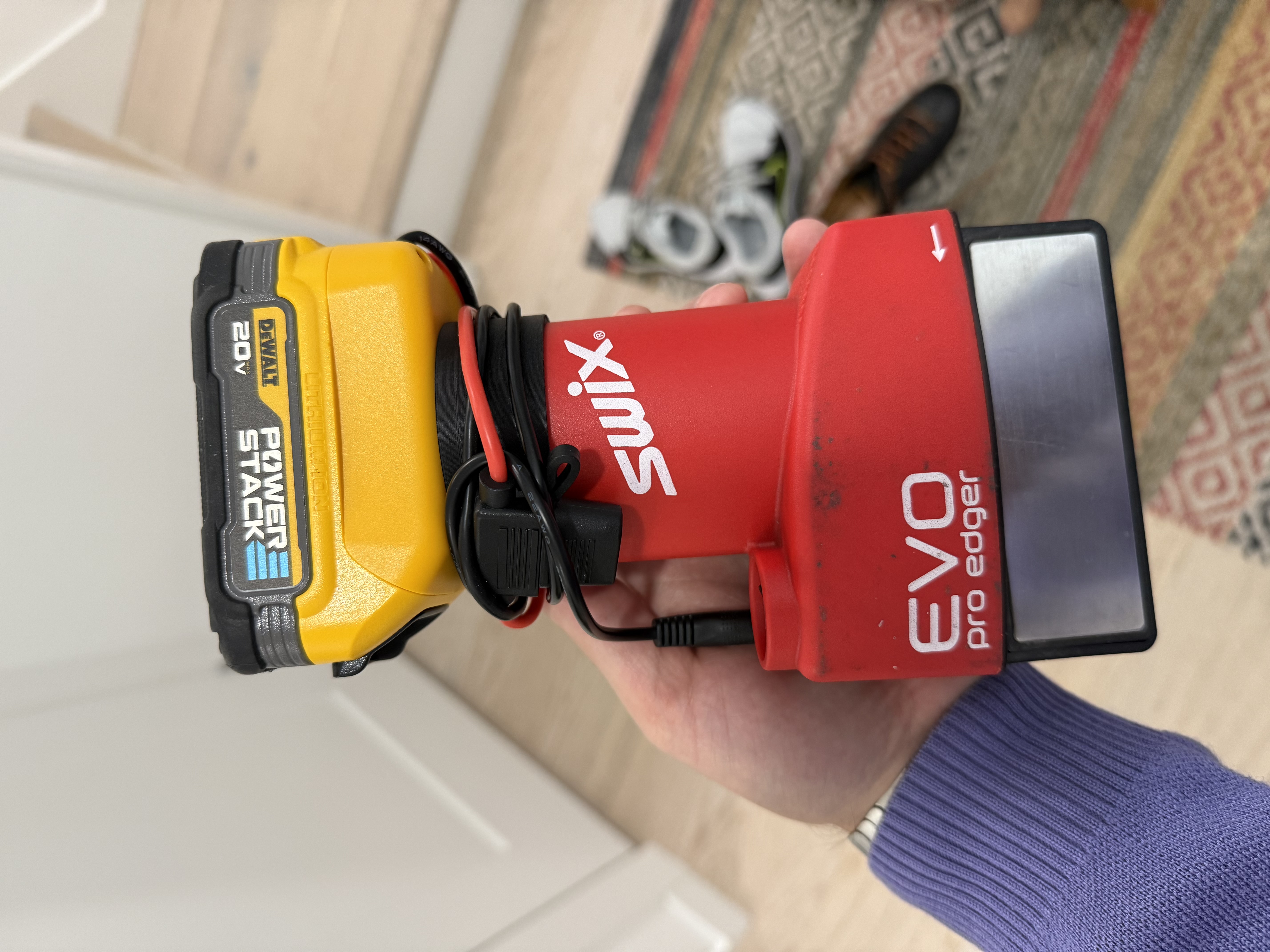Swix EVO Pro Edge Sharpener DeWalt Battery Adapter
