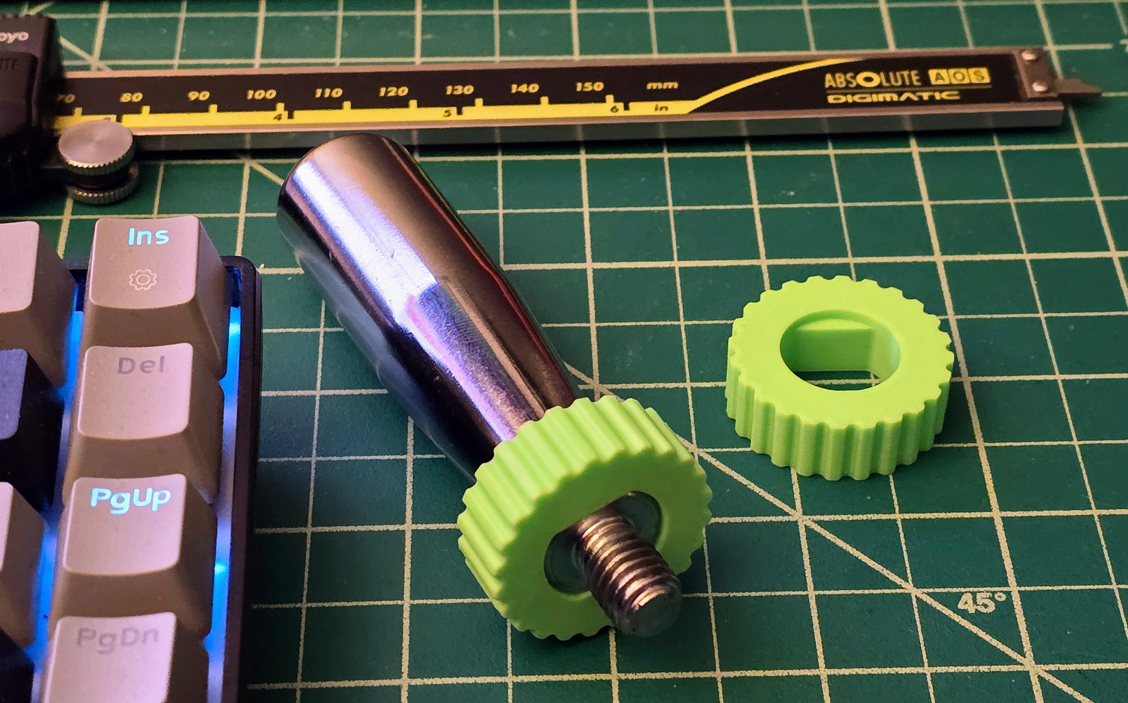 Customizable Mill Handle Knobs