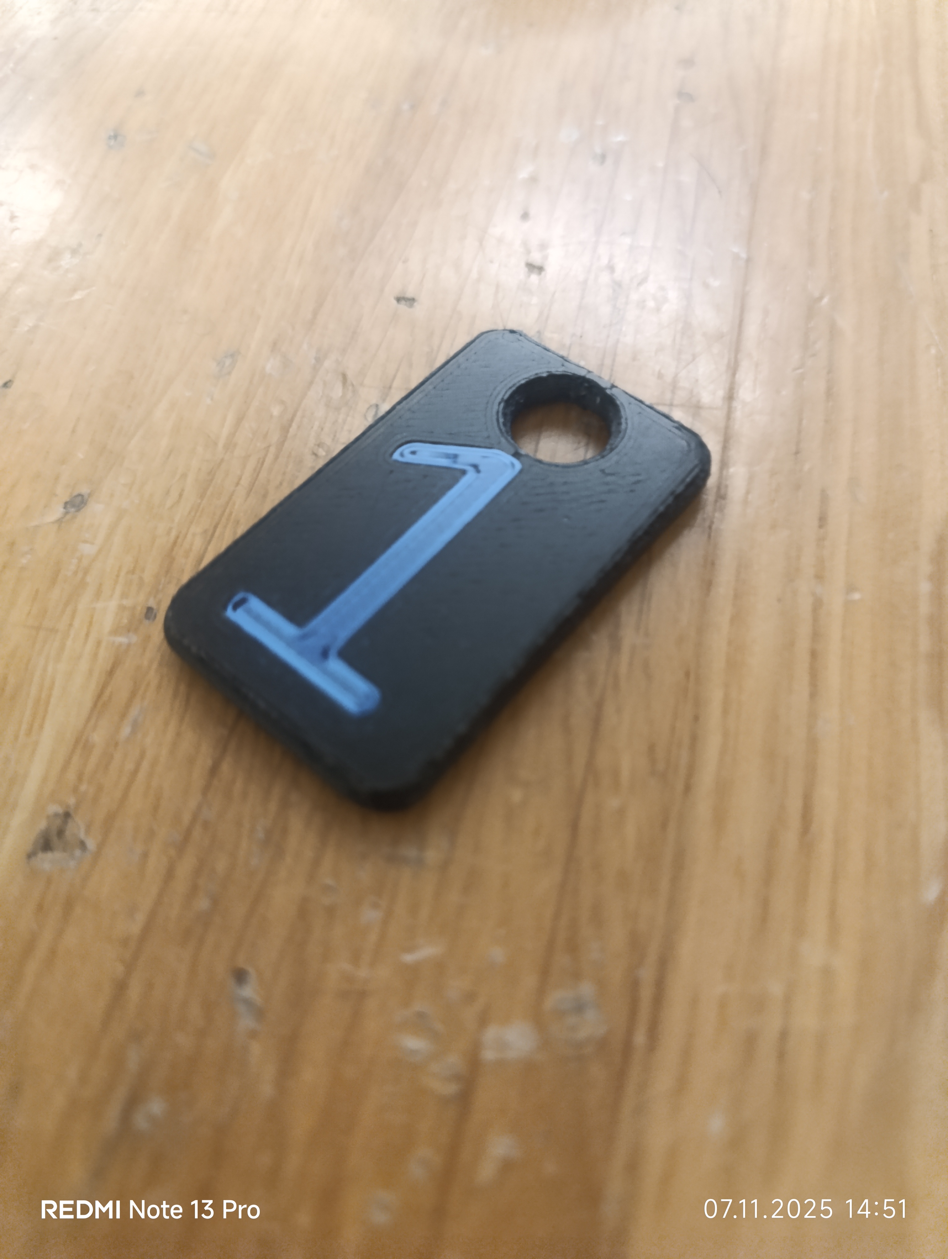 Keychains labeled 1-9 — miniatura 5