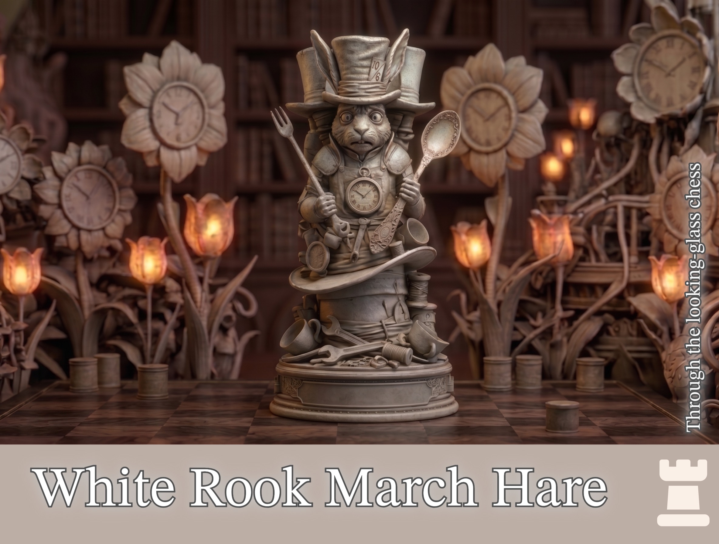 The March Hare (White Rook)