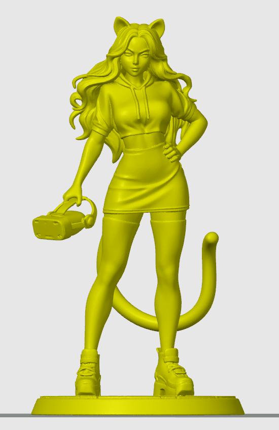 IT cat-girl figurine 4