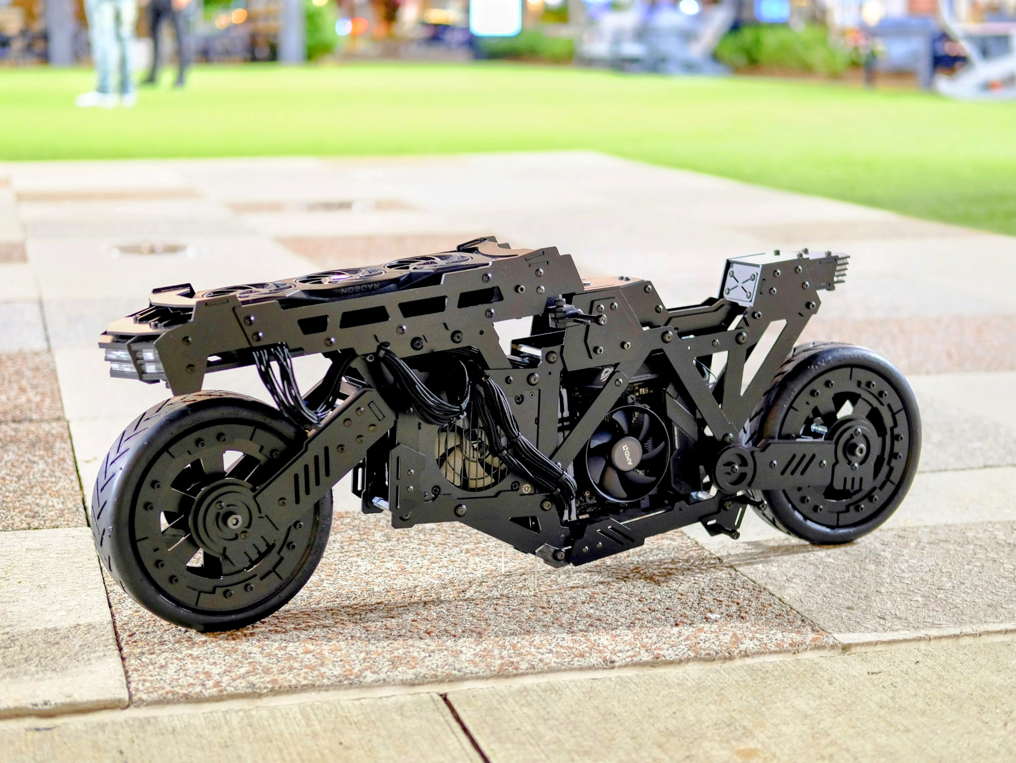 Quantum Retrograde Bike - Open Air ITX PC Case