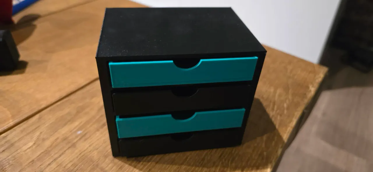 Mini Dresser with four drawers by Timgo | Download free STL model |  Printables.com