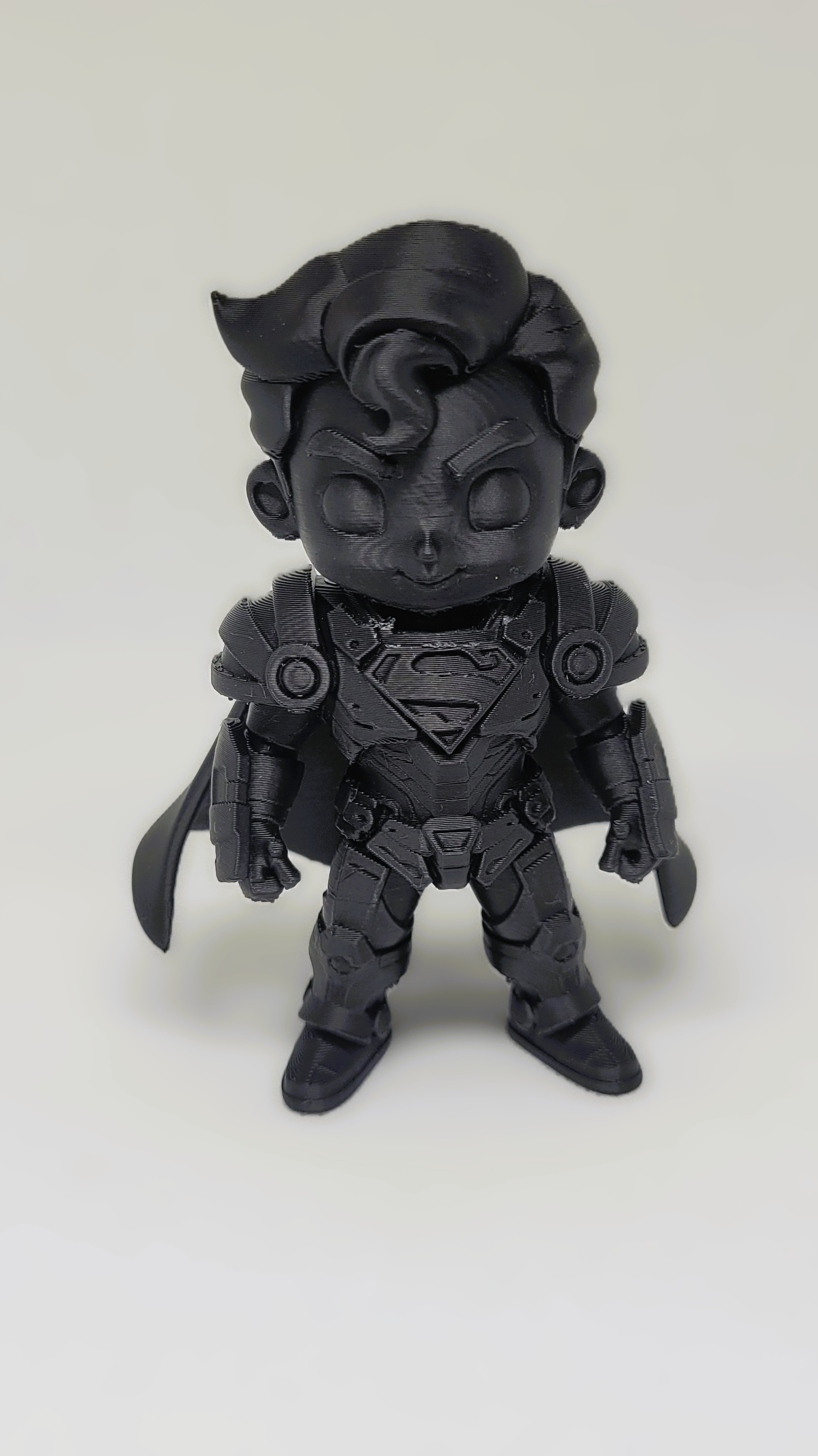 Chibi Superman woth Sci-fi armor