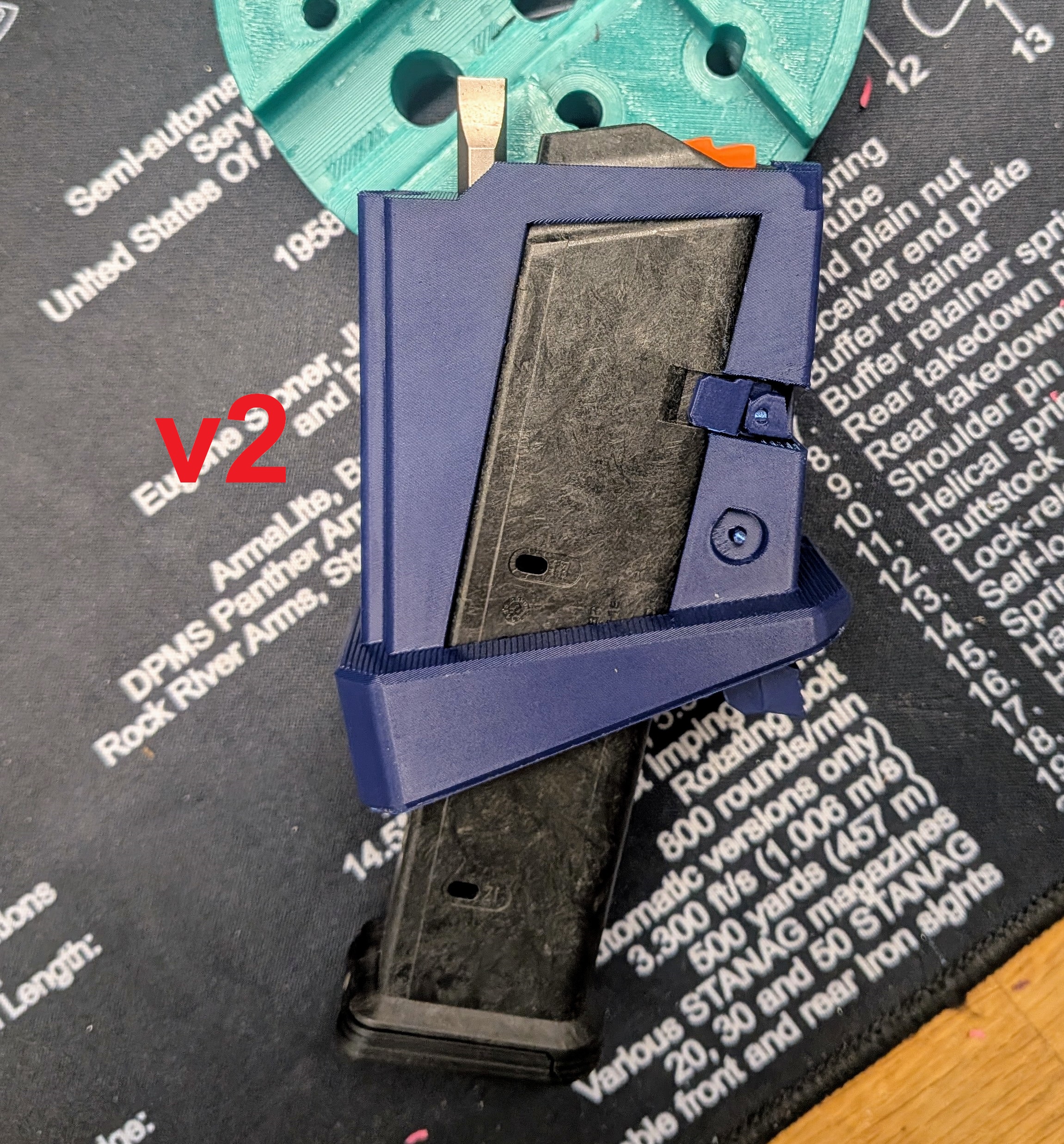 The Shallot - AR15 to AR9 Glock Magazine Adapter