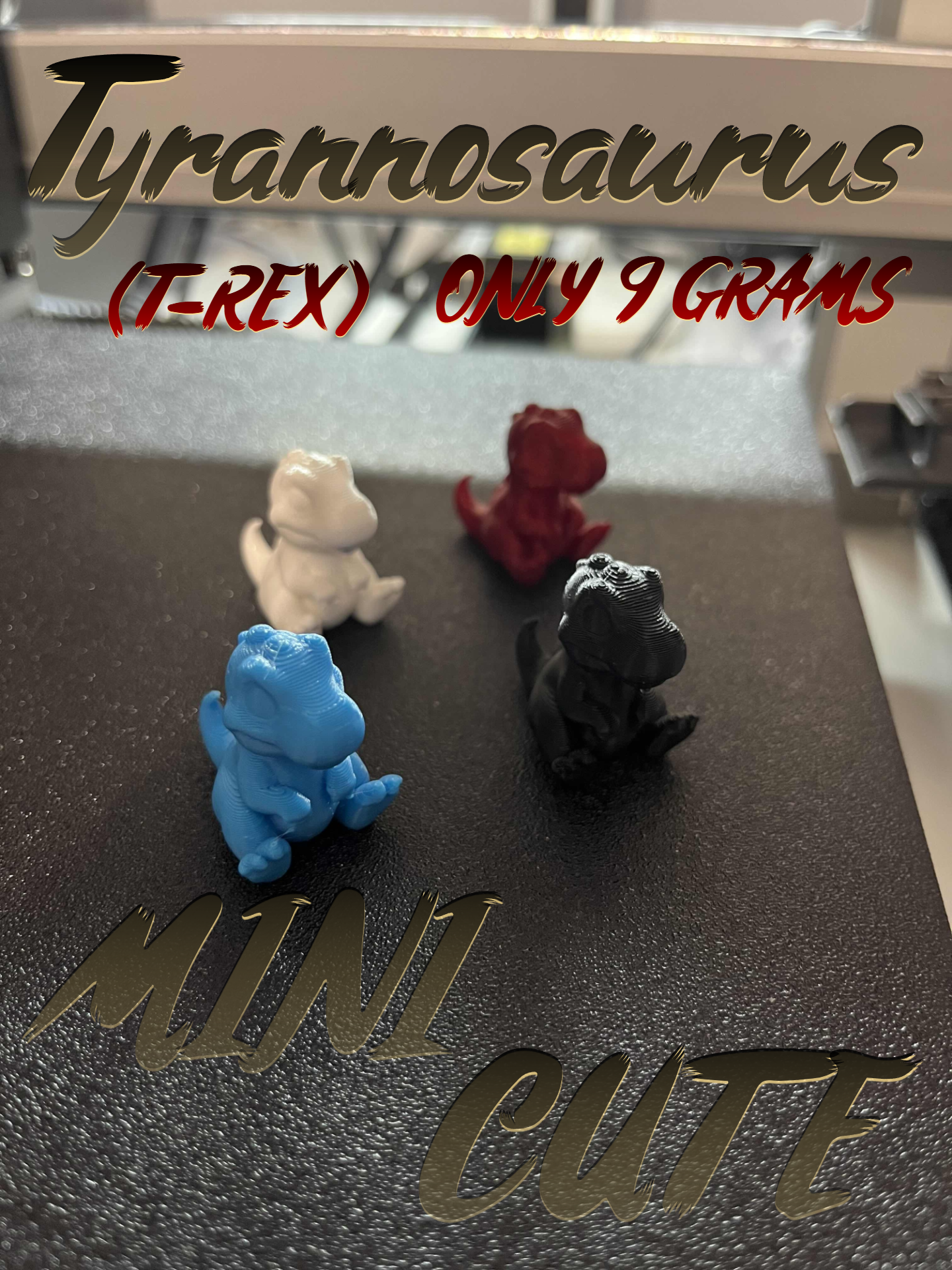 Mini Cute T-Rex (KeyChain Option)