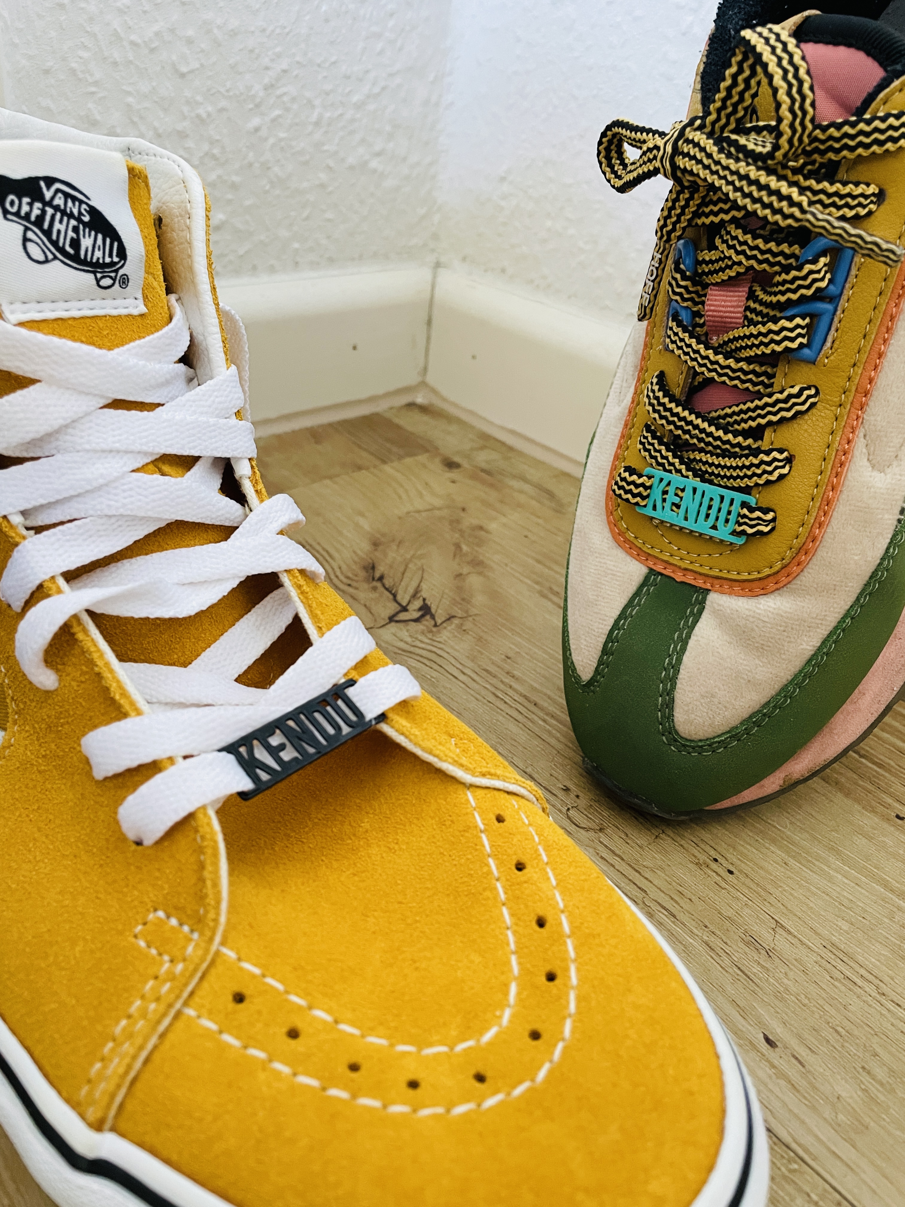 KENDU and APU lace sneaker beads