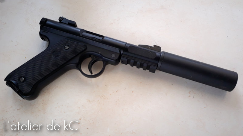 KJ MK1 railed silencer adapter 3D model