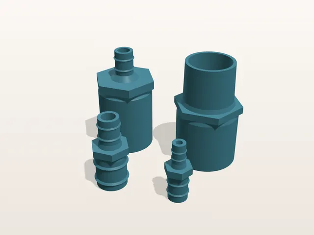Hose Barb Reducer & Adapter Set – 4 Free STLs