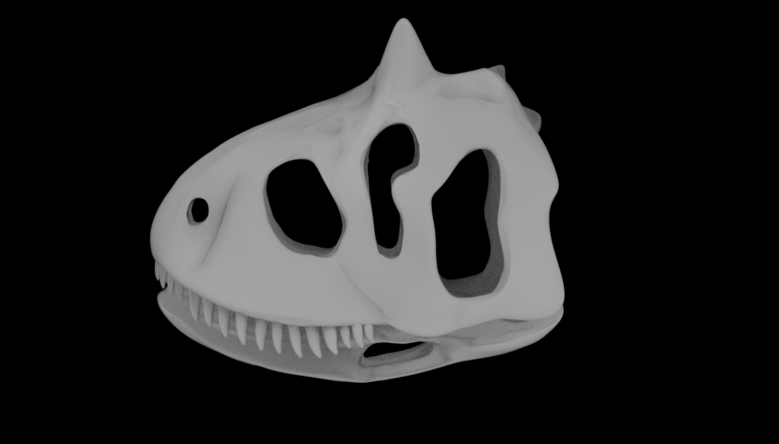 Miniatura 2 do modelo 3D Carnotaurus Skull