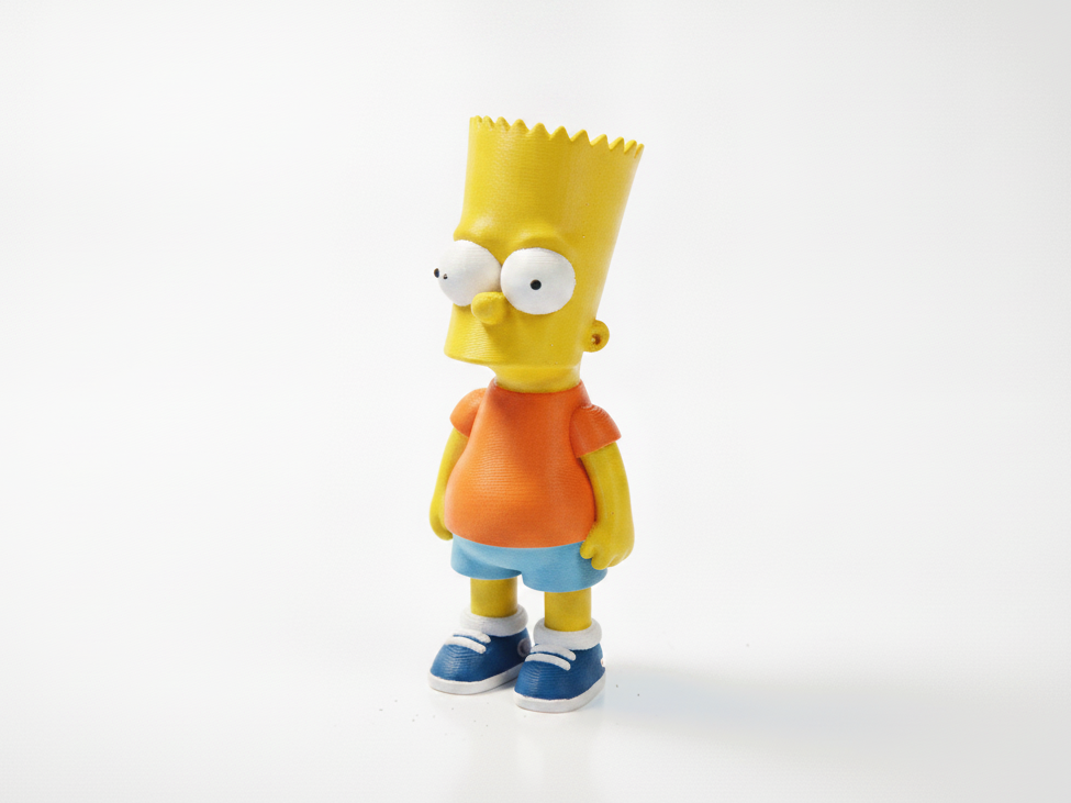 Bart Simpson Figurine Cartoon 3D Printable