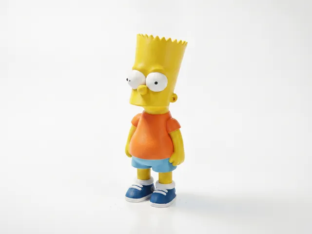 Bart Simpson Figurine Cartoon 3D Printable